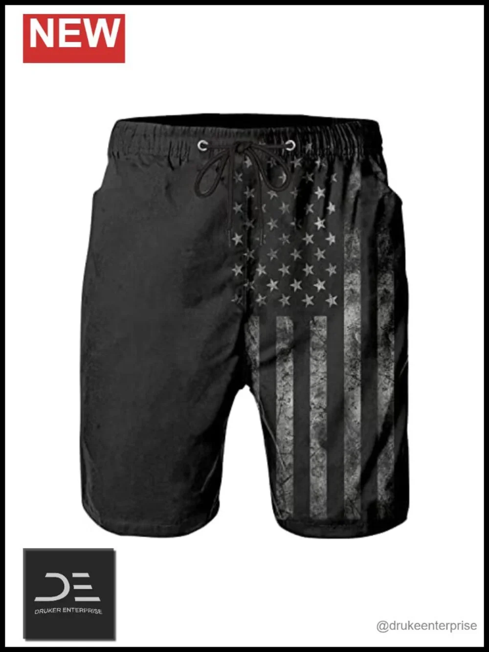 Quick Dry Board Shorts with Mesh Lining for Men